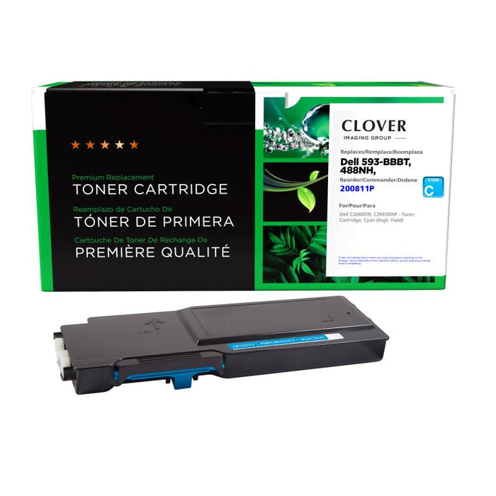 Clover Imaging Remanufactured High Yield Cyan Toner Cartridge for Dell C2660