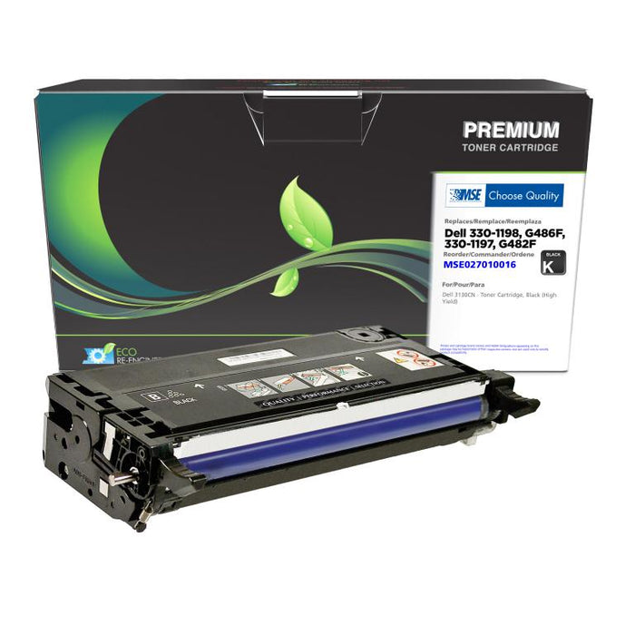 MSE Remanufactured High Yield Black Toner Cartridge for Dell 3130