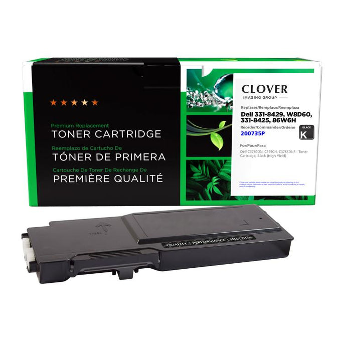 Clover Imaging Remanufactured High Yield Black Toner Cartridge for Dell C3760
