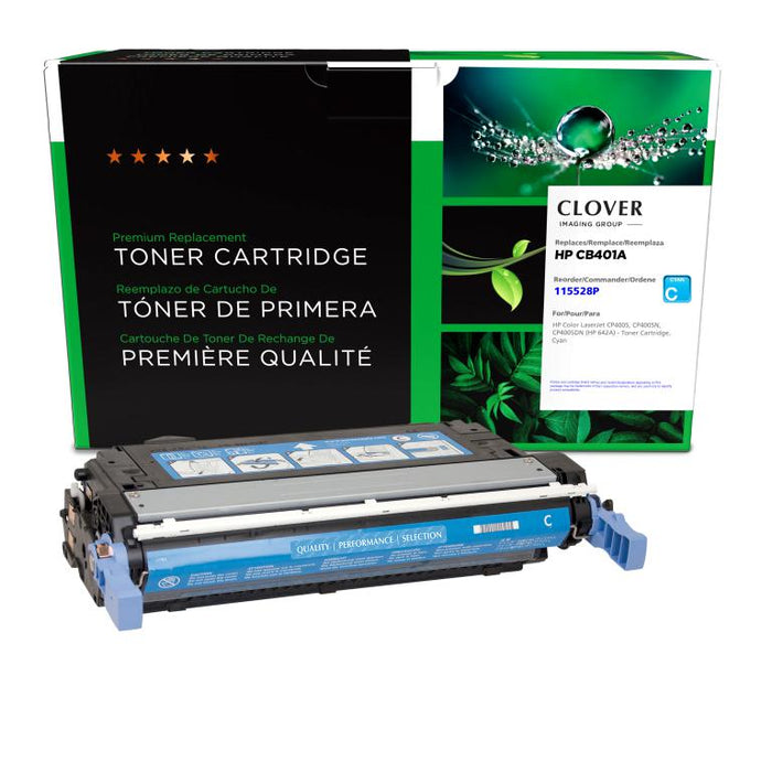 Clover Imaging Remanufactured Cyan Toner Cartridge for HP 642A (CB401A)