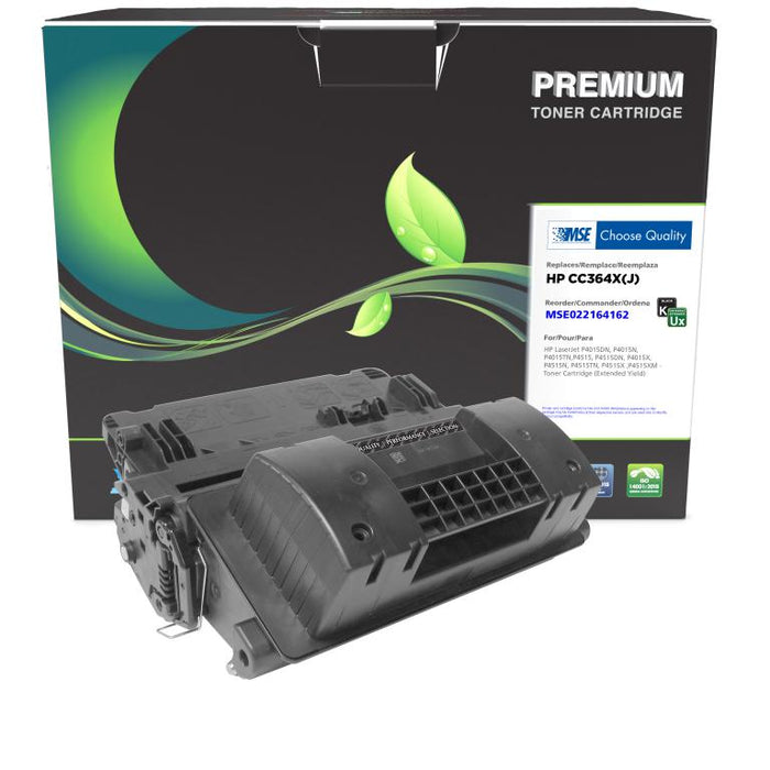 MSE Remanufactured Extended Yield Toner Cartridge for HP CC364X