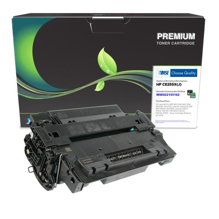 MSE Remanufactured Extended Yield Toner Cartridge for HP CE255X
