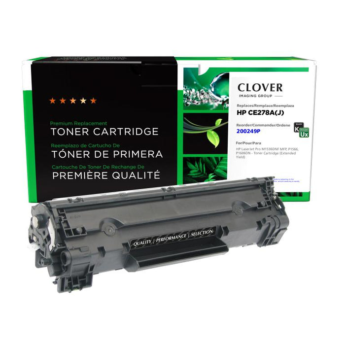 Clover Imaging Remanufactured Extended Yield Toner Cartridge for HP CE278A