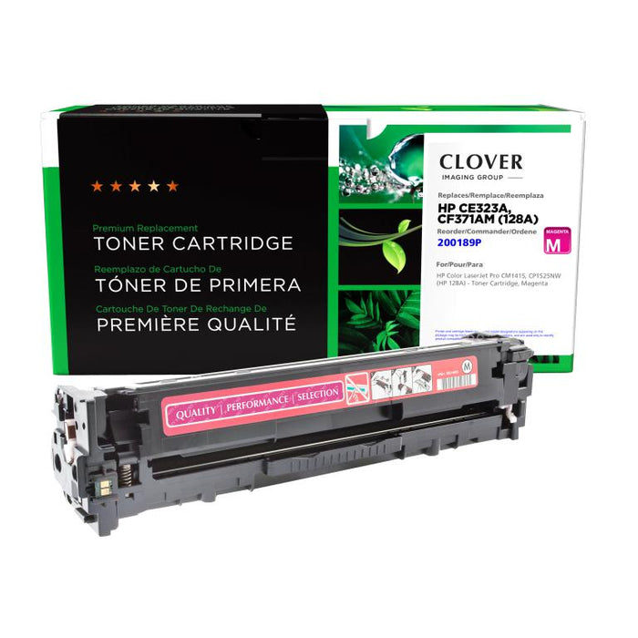 Clover Imaging Remanufactured Magenta Toner Cartridge for HP 128A (CE323A)