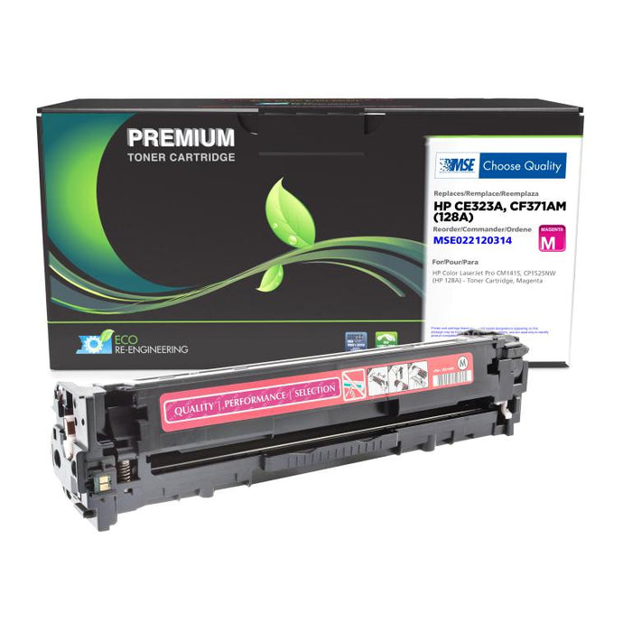 MSE Remanufactured Magenta Toner Cartridge for HP 128A (CE323A)
