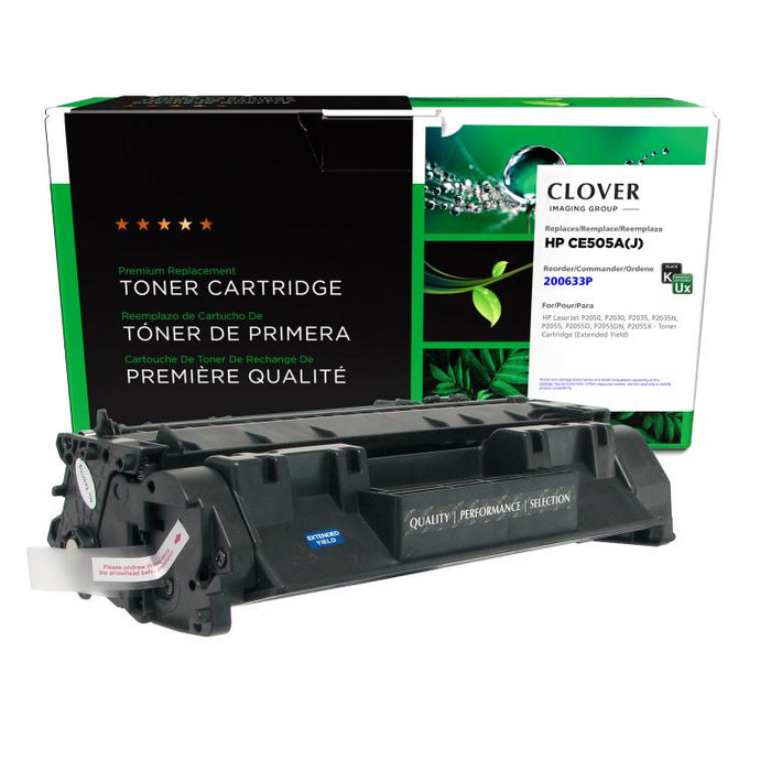 Clover Imaging Remanufactured Extended Yield Toner Cartridge for HP CE505A