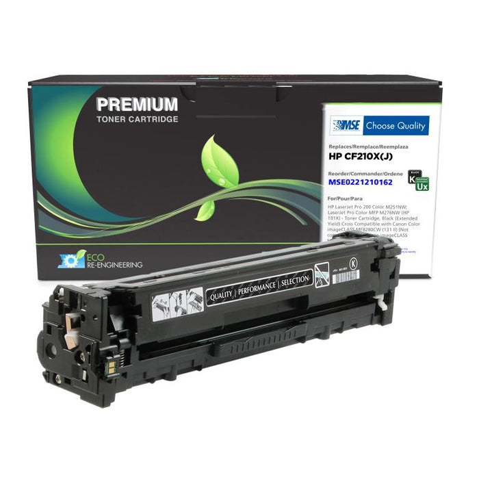 MSE Remanufactured Extended Yield Black Toner Cartridge for HP CF210X