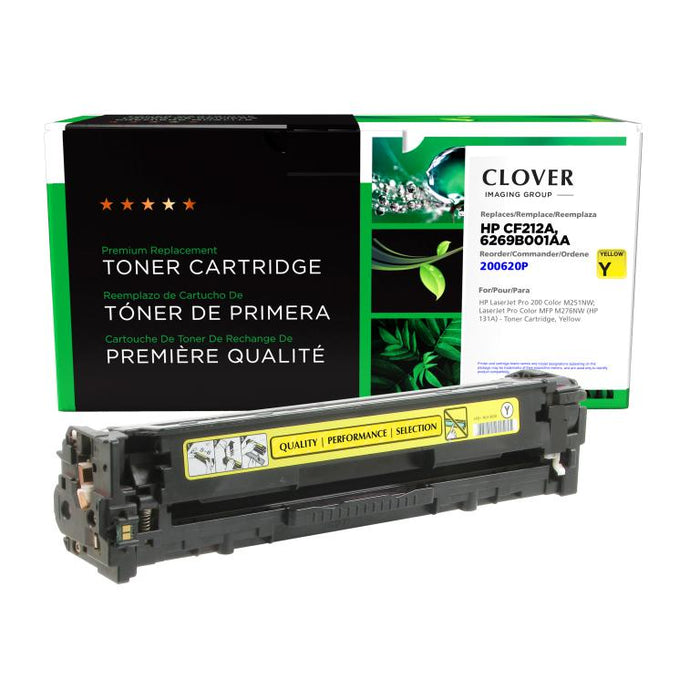 Clover Imaging Remanufactured Yellow Toner Cartridge for HP 131A (CF212A)