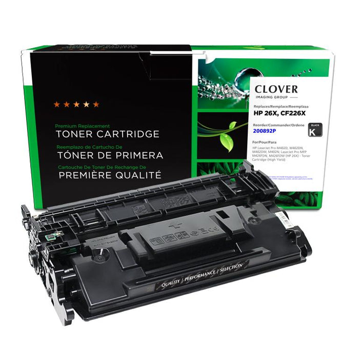 Clover Imaging Remanufactured High Yield Toner Cartridge for HP 26X (CF226X)