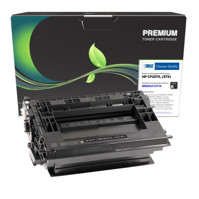 MSE Remanufactured High Yield Toner Cartridge for HP 37X (CF237X)
