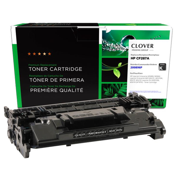 Clover Imaging Remanufactured Toner Cartridge for HP 87A (CF287A)