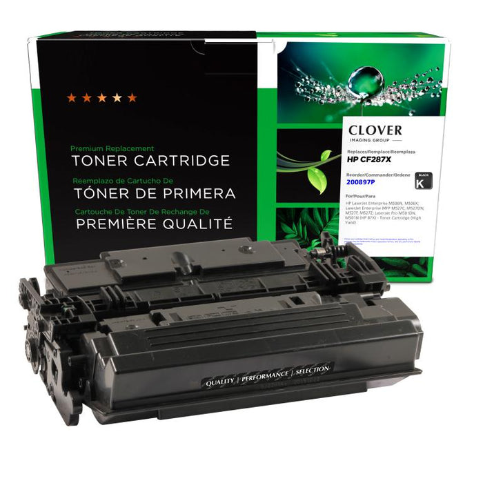 Clover Imaging Remanufactured High Yield Toner Cartridge for HP 87X (CF287X)
