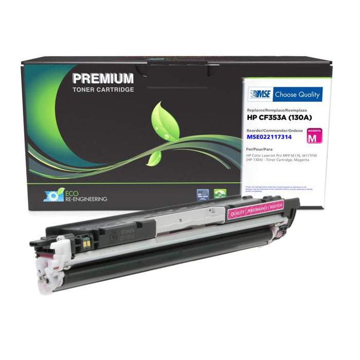 MSE Remanufactured Magenta Toner Cartridge for HP 130A (CF353A)