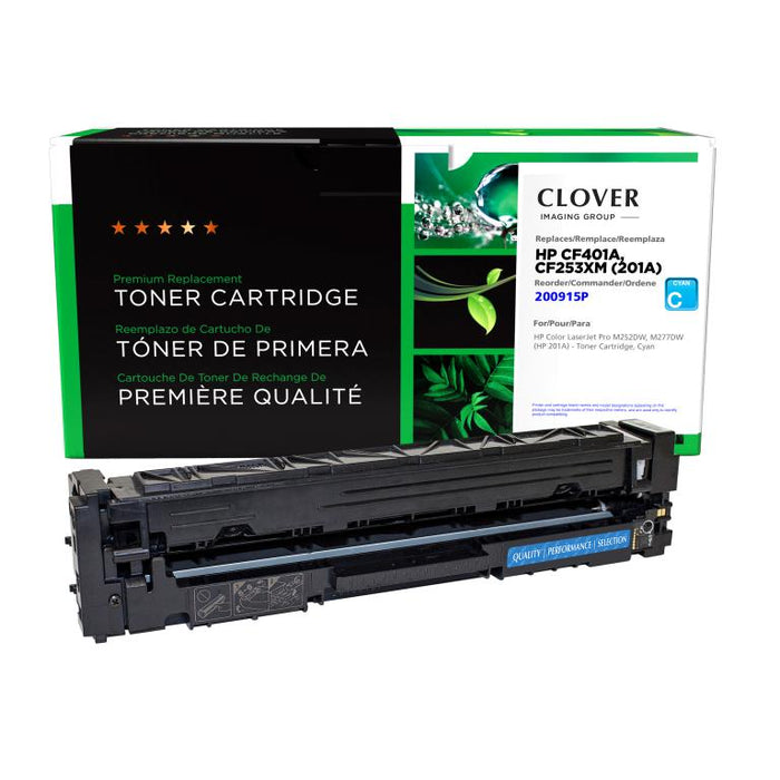Clover Imaging Remanufactured Cyan Toner Cartridge for HP 201A (CF401A)