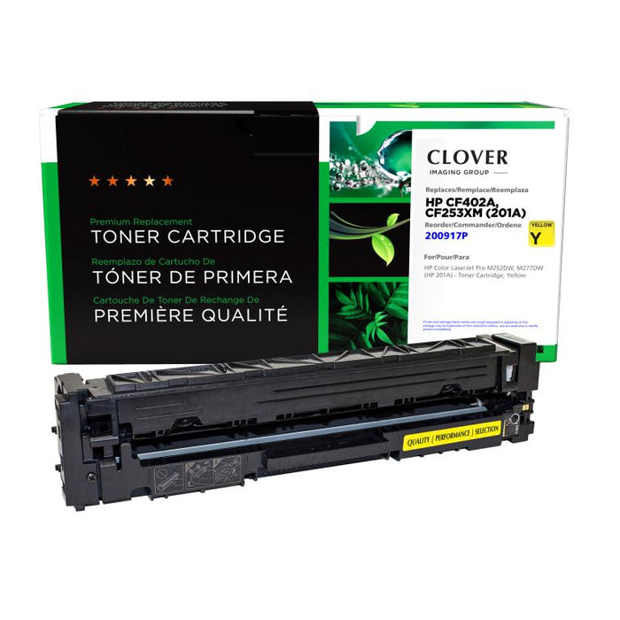 Clover Imaging Remanufactured Yellow Toner Cartridge for HP 201A (CF402A)