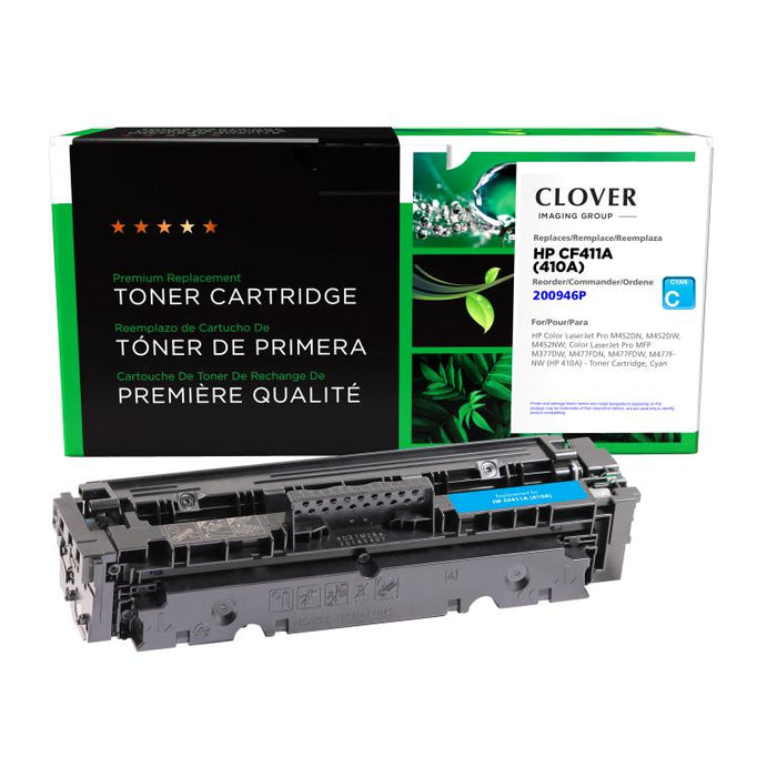 Clover Imaging Remanufactured Cyan Toner Cartridge for HP 410A (CF411A)