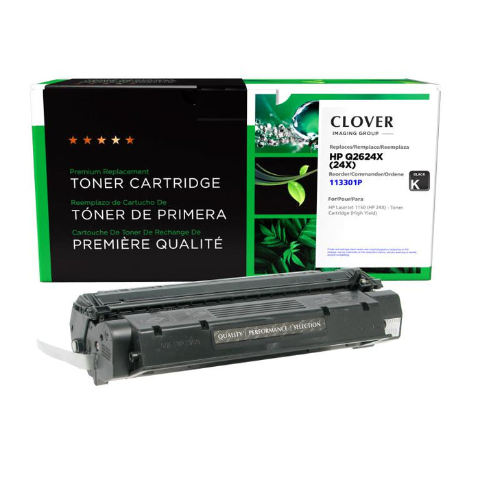 Clover Imaging Remanufactured High Yield Toner Cartridge for HP 24X (Q2624X)
