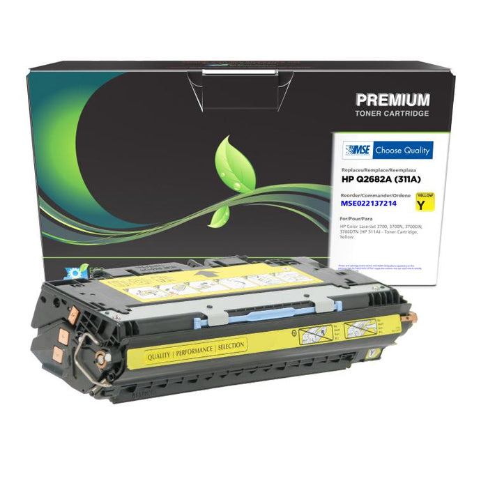 MSE Remanufactured Yellow Toner Cartridge for HP 311A (Q2682A)