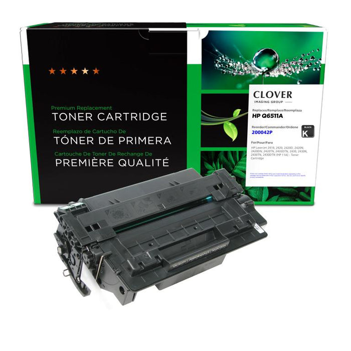 Clover Imaging Remanufactured Toner Cartridge for HP 11A (Q6511A)