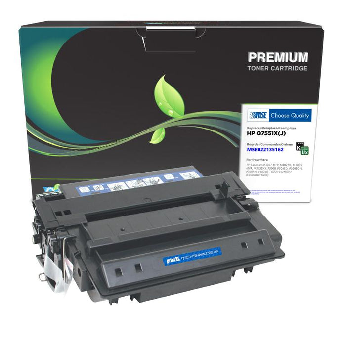 MSE Remanufactured Extended Yield Toner Cartridge for HP Q7551X