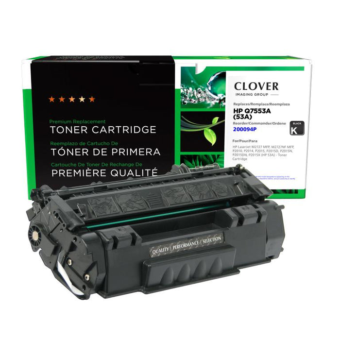 Clover Imaging Remanufactured Toner Cartridge for HP 53A (Q7553A)