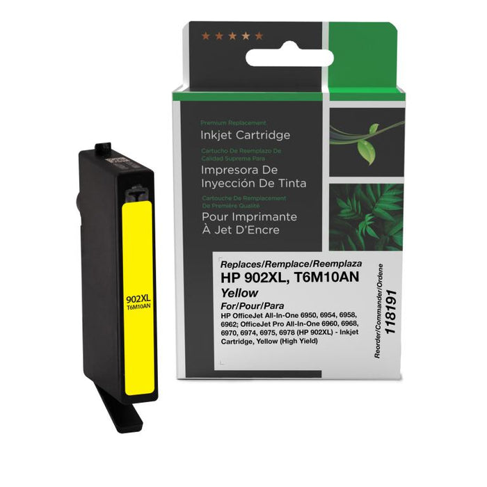 Clover Imaging Remanufactured High Yield Yellow Ink Cartridge for HP 902XL (T6M10AN)