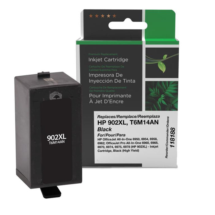 Clover Imaging Remanufactured High Yield Black Ink Cartridge for HP 902XL (T6M14AN)