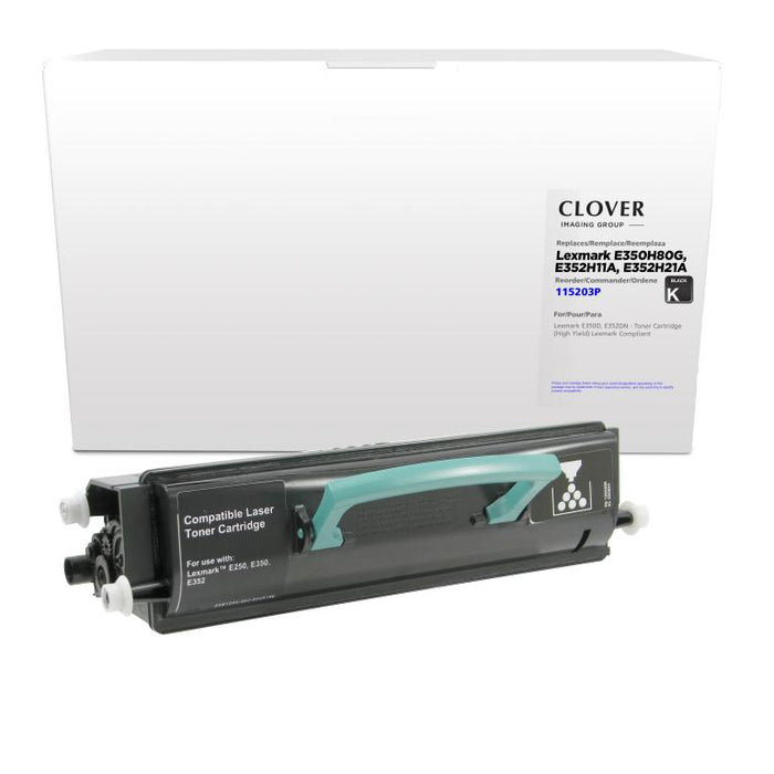 Clover Imaging Remanufactured High Yield Toner Cartridge for Lexmark E350/E352