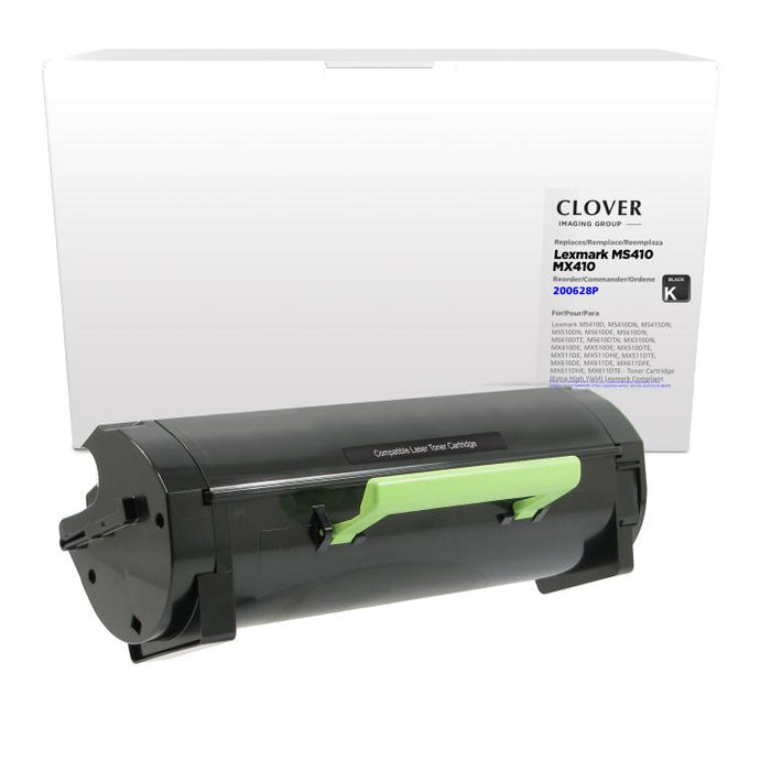 Clover Imaging Remanufactured Extra High Yield Toner Cartridge for Lexmark MS410/MS415/MS510/MS610/MX410/MX510/MX610