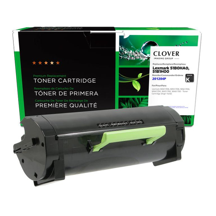 Clover Imaging Remanufactured High Yield Toner Cartridge for Lexmark MS417/MX417