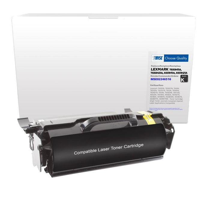 MSE Remanufactured High Yield Toner Cartridge for Lexmark T650/T652/T654/T656/X652/X654/X656