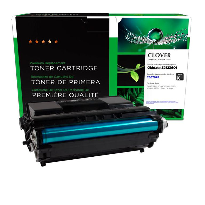 Clover Imaging Remanufactured Toner Cartridge for OKI 52123601