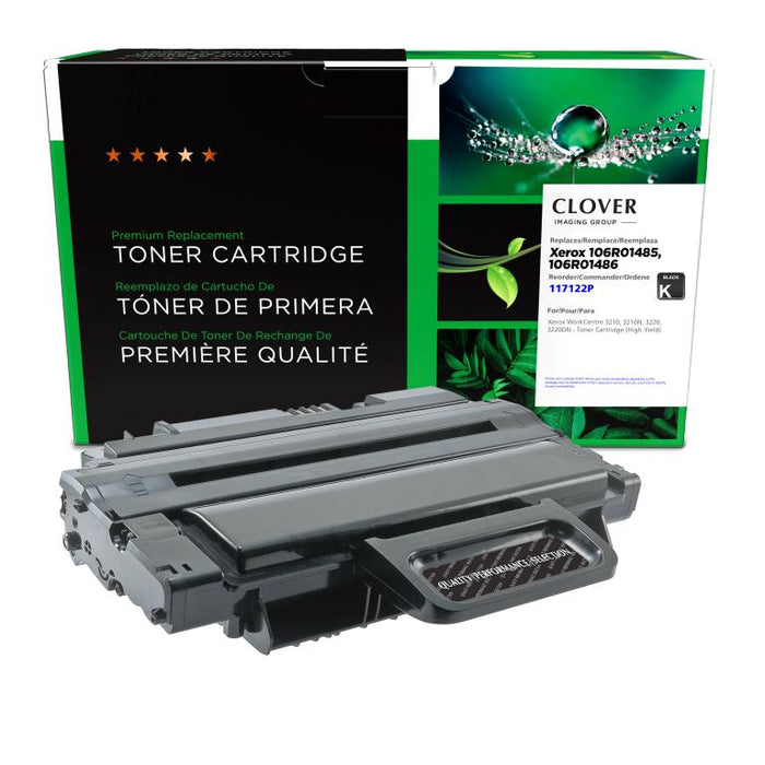 Clover Imaging Remanufactured High Yield Toner Cartridge for Xerox 106R01485/106R01486