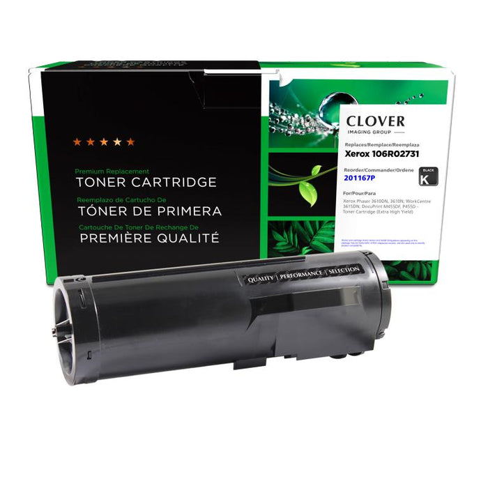 Clover Imaging Remanufactured Extra High Yield Toner Cartridge for Xerox 106R02731